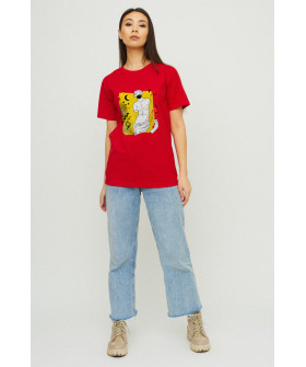 Футболка Boyfriend / дышащий принт /