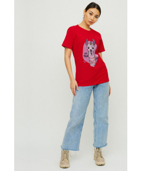 Футболка Boyfriend / дышащий принт /