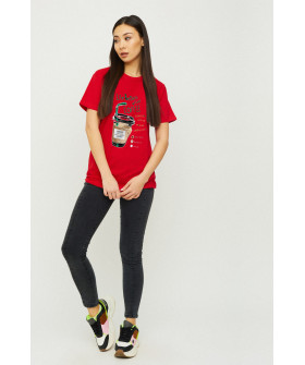 Футболка Boyfriend / дышащий принт /