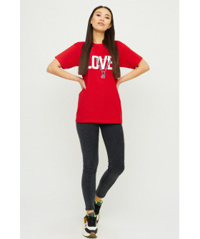 Футболка Boyfriend / дышащий принт /