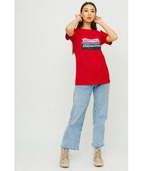 Футболка Boyfriend / дышащий принт /