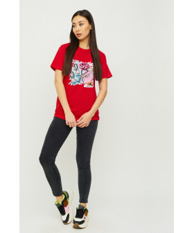 Футболка Boyfriend / дышащий принт /