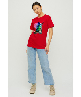 Футболка Boyfriend / дышащий принт /