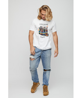 Basic men's T-shirt /breathable print/