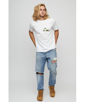 Basic men's T-shirt /breathable print/