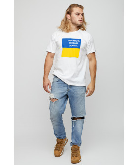 Basic men's T-shirt /breathable print/