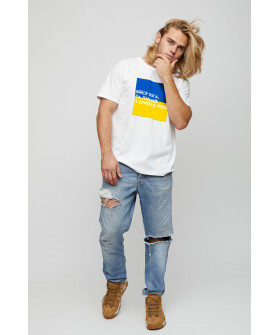 Basic men's T-shirt /breathable print/