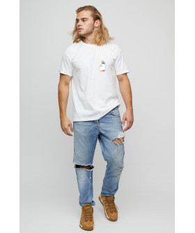 Basic men's T-shirt /breathable print/