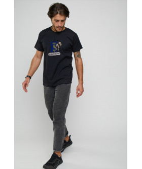 Basic men's T-shirt /breathable print/