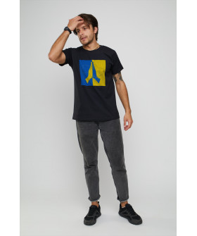 Basic men's T-shirt /breathable print/