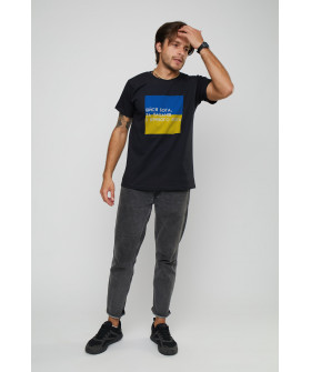 Basic men's T-shirt /breathable print/