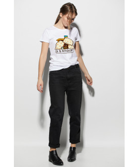 Футболка женская basic /дышащий принт/