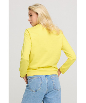 Women's sweatshirt with a print basic /no flis/ 