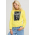 Women's sweatshirt with a print basic /no flis/ 