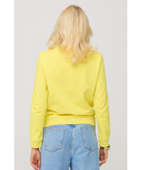 Women's sweatshirt with a print basic /no flis/ 