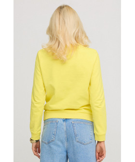 Women's sweatshirt with a print basic /no flis/ 