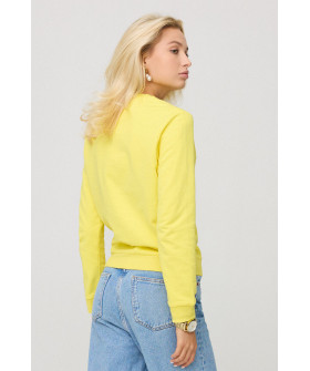 Women's sweatshirt with a print basic /no flis/ 