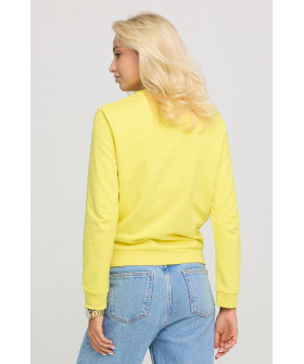 Women's sweatshirt with a print basic /no flis/ 