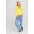 Women's sweatshirt with a print basic /no flis/ 