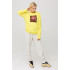 Women's sweatshirt with oversized print /no flis/ 