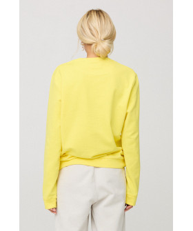 Women's sweatshirt with oversized print /no flis/ 