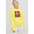 Women's sweatshirt with oversized print /no flis/ 