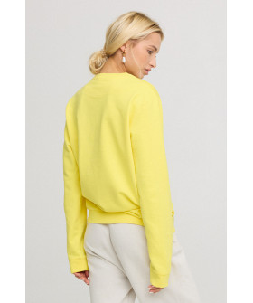 Women's sweatshirt with oversized print /no flis/ 