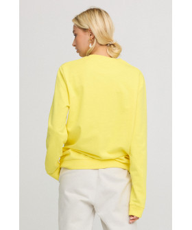 Women's sweatshirt with oversized print /no flis/ 