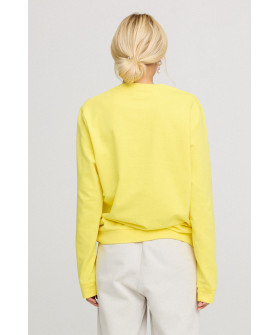 Women's sweatshirt with oversized print /no flis/ 