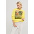 Women's sweatshirt with oversized print /no flis/ 