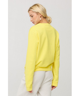 Women's sweatshirt with oversized print /no flis/ 