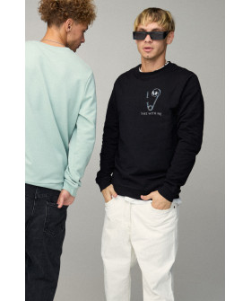 Men's sweatshirt BASIC /no flis/