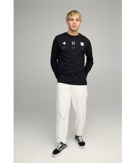 Світшот чоловічий BASIC /no flis/