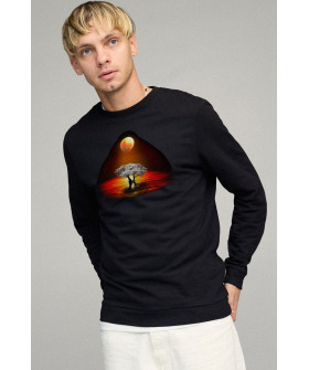 Men's sweatshirt BASIC /no flis/