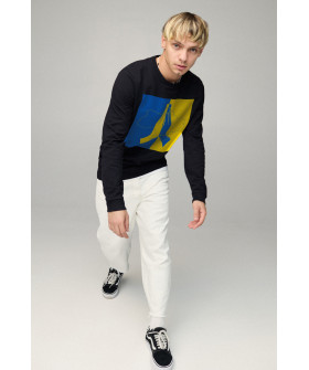 Світшот чоловічий BASIC /no flis/