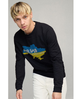 Men's sweatshirt BASIC /no flis/