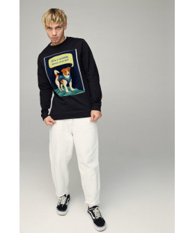 Світшот чоловічий BASIC /no flis/