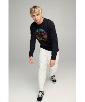 Світшот чоловічий BASIC /no flis/