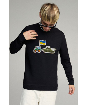 Men's sweatshirt BASIC /no flis/