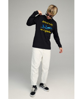 Світшот чоловічий BASIC /no flis/