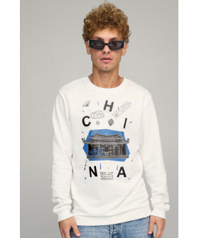 Men's sweatshirt BASIC /no flis/