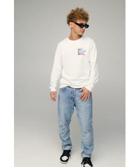 Men's sweatshirt BASIC /no flis/