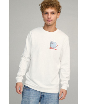 Men's sweatshirt BASIC /no flis/