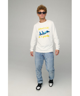 Men's sweatshirt BASIC /no flis/