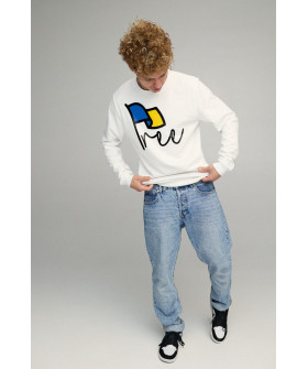 Світшот чоловічий BASIC /no flis/