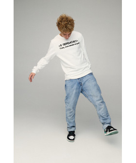 Men's sweatshirt BASIC /no flis/