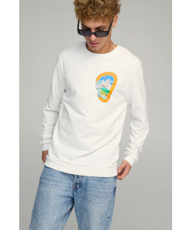 Men's sweatshirt BASIC /no flis/