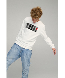 Men's sweatshirt BASIC /no flis/