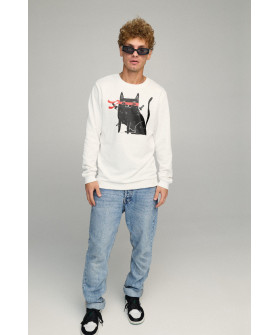Men's sweatshirt BASIC /no flis/