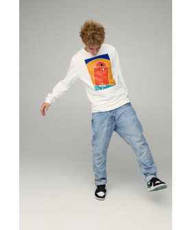 Men's sweatshirt BASIC /no flis/